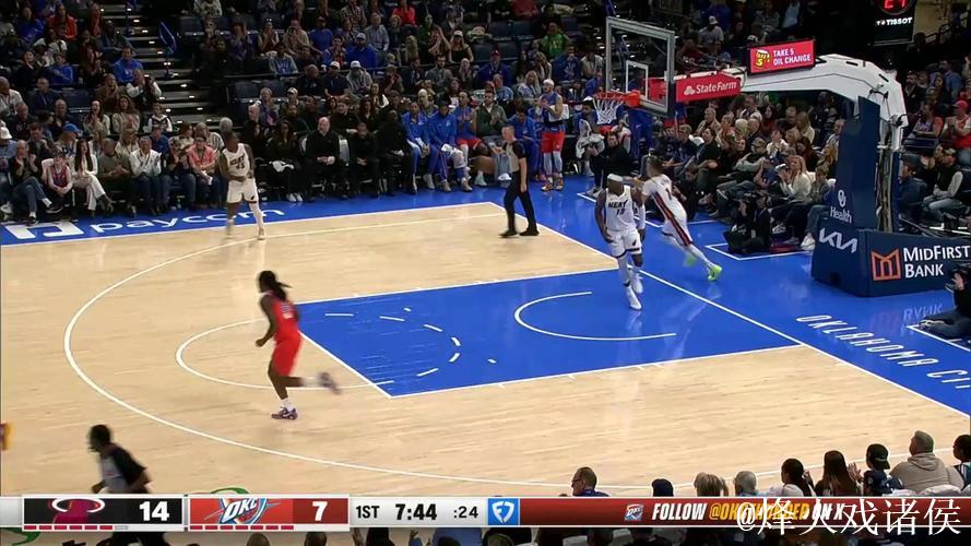 亚历山大29+8维金斯23+5 雷霆终结热火三连胜